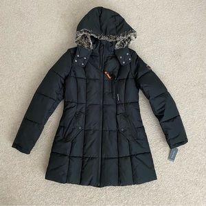 NWT / Nautica Black Winter Parka / Medium